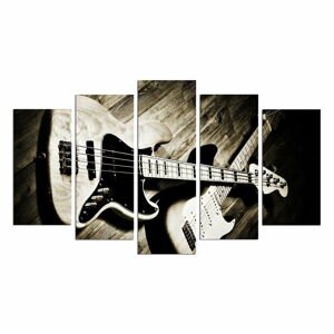 Vícedílný obraz Guitar, 110 x 60 cm