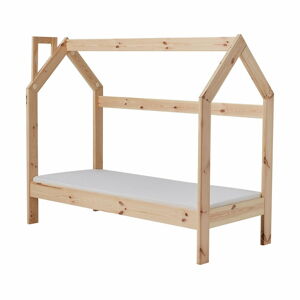 Dětská dřevěná domečková postel Pinio House, 160 x 70 cm