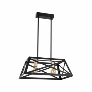 Černé kovové závěsné svítidlo 32x51 cm Origami – Candellux Lighting