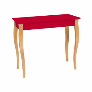 Červený psací stůl Ragaba Lillo, šířka 85 cm