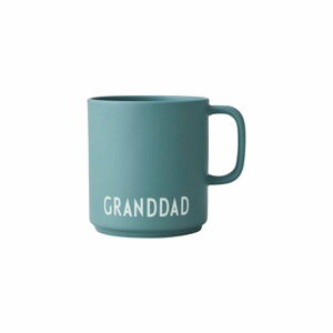 Tyrkysový porcelánový hrnek Design Letters Granddad