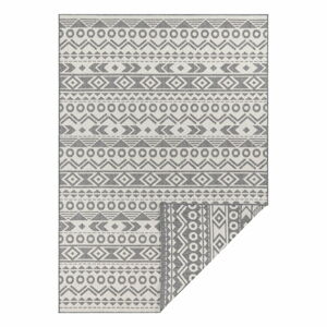 Šedo-bílý venkovní koberec Ragami Roma, 80 x 150 cm