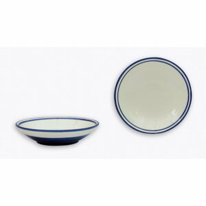 Sada 2 keramických hlubokých talířů Madre Selva Blue Dots