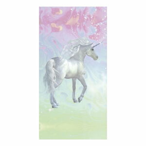 Plážová osuška s potiskem Good Morning Unicorn, 75 x 150 cm