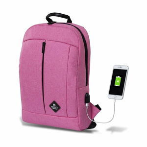 Fuchsiový batoh s USB portem My Valice GALAXY Smart Bag
