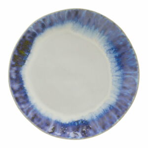 Modrý kameninový talíř Costa Nova Brisa, ⌀ 20 cm