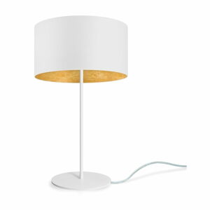 Bílá stolní lampa Sotto Luce MIKA Gold M, ⌀ 36 cm