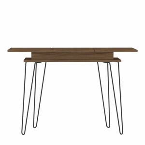Tmavě hnědý konzolový stolek TemaHome Aero