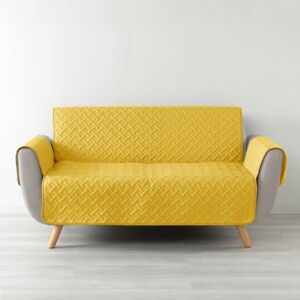 Žlutý 4místný ochranný potah na pohovku Lounge – douceur d'intérieur
