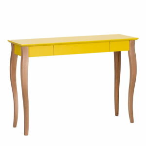 Žlutý psací stůl Ragaba Lillo, délka 105 cm