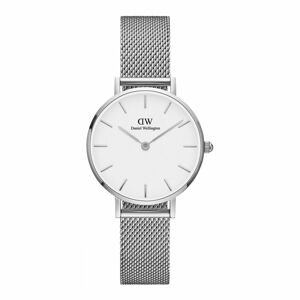 Dámské hodinky ve stříbrné barvě s bílým ciferníkem Daniel Wellington Petite, ⌀ 28 mm