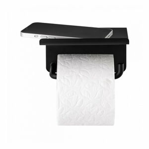 Černý nástěnný držák na toaletní papír z nerezové oceli Modo – Blomus