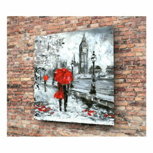Skleněný obraz Insigne Romance On Streets, 30 x 30 cm