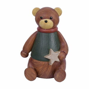 Vánoční dekorace Ego Dekor Teddy Bear, výška 12 cm