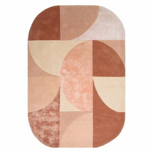 Růžový vlněný koberec 200x300 cm Earth – Asiatic Carpets