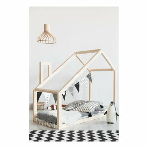 Domečková postel z borovicového dřeva Adeko Mila DM, 120 x 200 cm