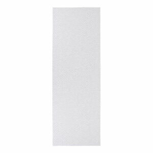 Světle šedý běhoun vhodný do exteriéru Narma Diby, 70 x 350 cm