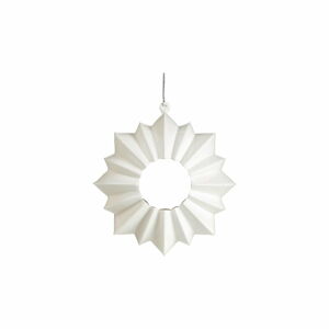 Bílý porcelánový závěsný svícen Kähler Design Stella, ⌀ 13,5 cm