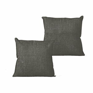 Povlak na polštář Linen Couture Dark Grey, 45 x 45 cm
