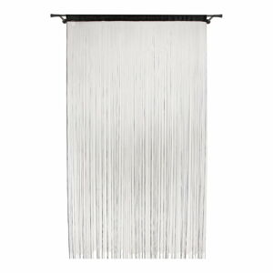 Černá záclona 140x285 cm String – Mendola Fabrics