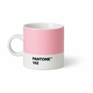 Světle růžový hrnek Pantone Espresso, 120 ml