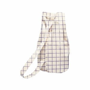Jednoduchý látkový vak Linen Couture Simple Squares, 43 x 43 cm