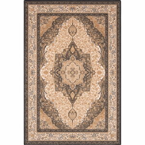 Světle hnědý vlněný koberec 160x240 cm Charlotte – Agnella
