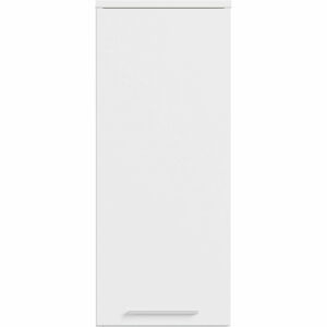 Bílá závěsná koupelnová skříňka 30x73 cm Arvada – Germania