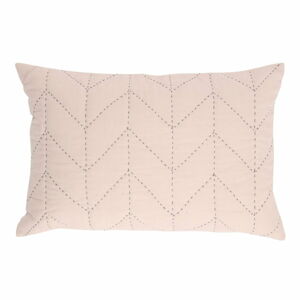 Růžový bavlněný polštář A Simple Mess Molly, 40 x 60 cm