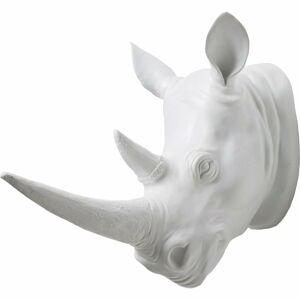 Bílá nástěnná dekorace Kare Design Rhino
