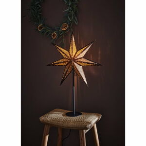 Hnědá vánoční světelná dekorace Markslöjd Glitter