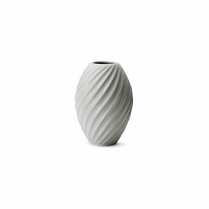 Bílá porcelánová váza Morsø River, výška 16 cm