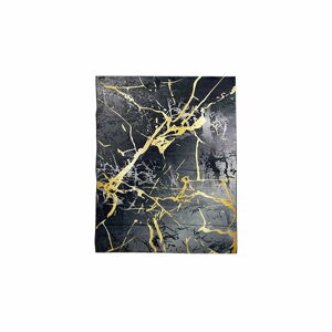 Černý/ve zlaté barvě koberec 180x120 cm Modern Design - Rizzoli