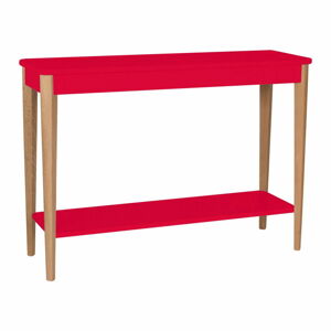 Červený konzolový stolek Ragaba Ashme, šířka 105 cm