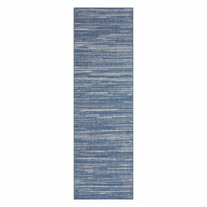 Modrý venkovní koberec běhoun 350x80 cm Gemini - Elle Decoration