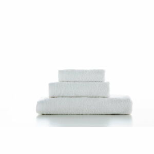 Sada 3 bílých bavlněných ručníků El Delfin Lisa Coral, 70 x 140 cm