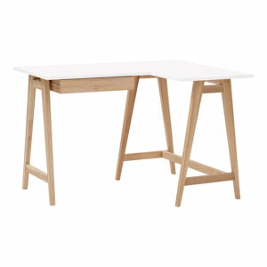 Pracovní stůl s bílou deskou 85x115 cm Luka – Ragaba