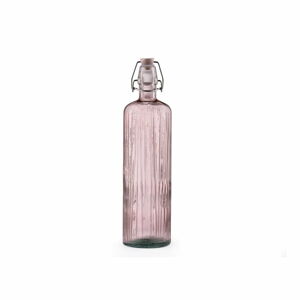 Růžová skleněná láhev na vodu Bitz Kusintha, 1,2 l
