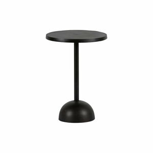 Černý odkládací stolek BePureHome Tack, ø 40 cm