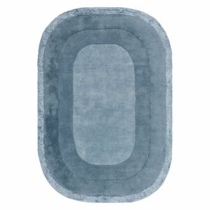 Modrý ručně tkaný koberec s příměsí vlny 200x290 cm Halo – Asiatic Carpets