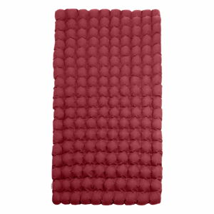 Červená relaxační masážní matrace Linda Vrňáková Bubbles, 110 x 200 cm