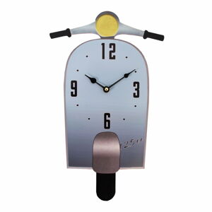 Nástěnné hodiny Antic Line Scoot Bleu