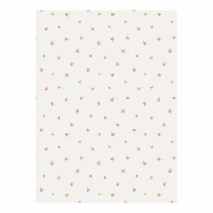 5 archů bílého balícího papíru eleanor stuart Stars, 50 x 70 cm