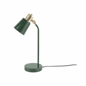 Tmavě zelená stolní lampa Leitmotiv Classic