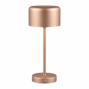 LED stmívatelná stolní lampa v měděné barvě (výška 30 cm) Jeff – Trio