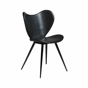 Černá koženková židle DAN-FORM Denmark Dreamer
