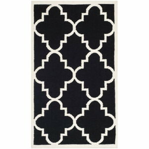 Černý vlněný koberec Safavieh Alameda, 152 x 91 cm