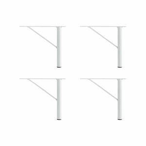 Bílé kovové nožičky ke skříním v sadě 4 ks Mistral & Edge by Hammel - Hammel Furniture