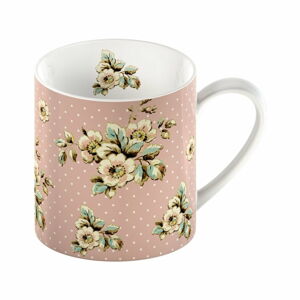 Růžový porcelánový hrnek Creative Tops Cottage Flower, 330 ml