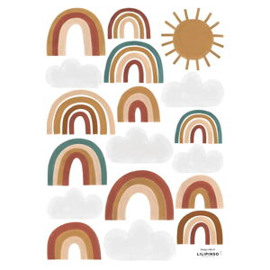 Arch samolepek 30x42 cm Cute Rainbows – Lilipinso